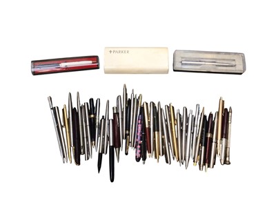 Lot 3149 - Group of pens to include Parker and others