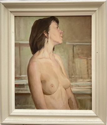 Lot 1265 - Jack Stephenson (1945-2025) oil on canvas, Young Lizzie Wilson, monogrammed, titled and dated 2012 verso, 45cm x 36cm, framed