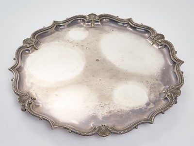 Lot 279 - Silver tray