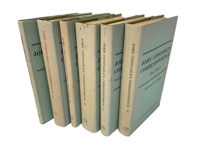 Lot 974 - John Constable's Correspondence, edited by R B Beckett, published Suffolk Records Office