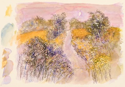 Lot 1228 - *John O'Connor (1913-2004) watercolour, Gatehouse track, signed, titled verso, 34cm x 50cm, unframed