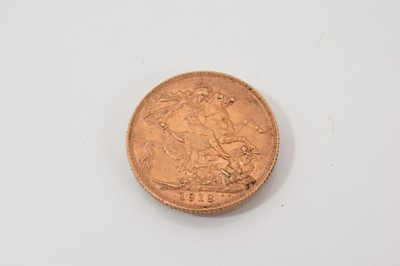 Lot 520 - George V gold full sovereign 1912