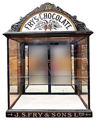 Lot 1376 - Rare early 20th century Fry's Chocolate Cabinet