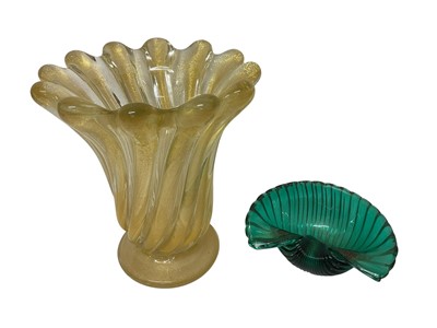 Lot 111 - Two pieces of Murano glass
