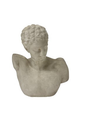 Lot 855 - Antique carved marble classical bust