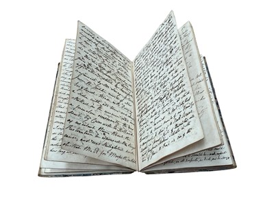 Lot 1121 - Victorian Handwritten book