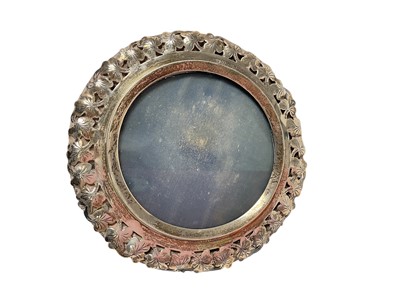 Lot 390 - Late Victorian silver photo frame