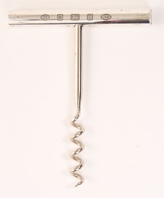 Lot 350 - Mappin & Webb silver corkscrew