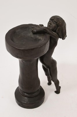 Lot 967 - Tom Greenshields - Girl at water bather