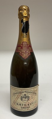 Lot 77 - Krug Vintage Champagne 1937, one bottle