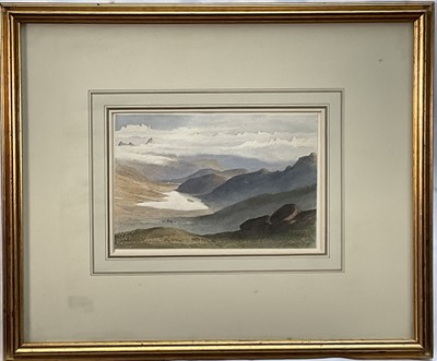 Lot 36 - William Callow (1812-1908) watercolour landscape, related sketch verso, 17cm x 25cm, glazed frame