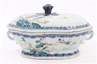 Lot 149 - 18th century Chinese export octagonal tureen...