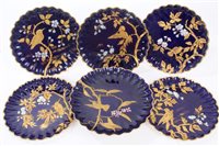 Lot 152 - Victorian Copeland dessert service with fluted...