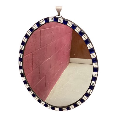 Lot 1484 - Irish style oval wall mirror