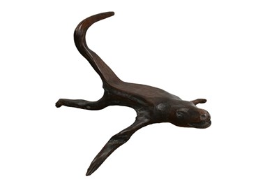 Lot 1420 - Rare large dragon root carved stool