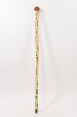 Lot 935 - Shark vertebrae walking stick