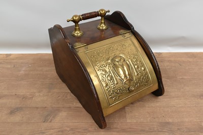 Lot 1416 - Arts and crafts coal scuttle