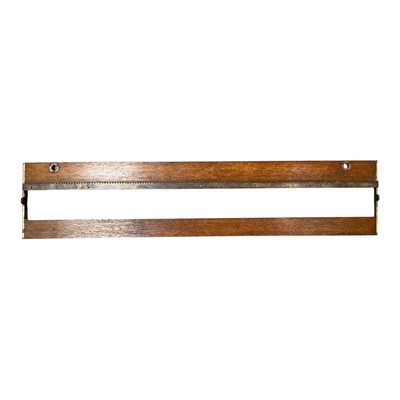 Lot 1444 - Early 20th century oak and brass military campaign rack