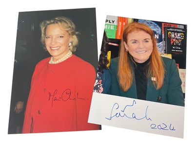 Lot 177 - Signed photo of Princess Michael of Kent, signed in person at a book signing