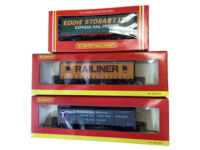 Lot 1811 - Hornby OO Gauge rolling stock including Tankers, Vans, Open Ore Wagons etc., all boxed (approx 30)