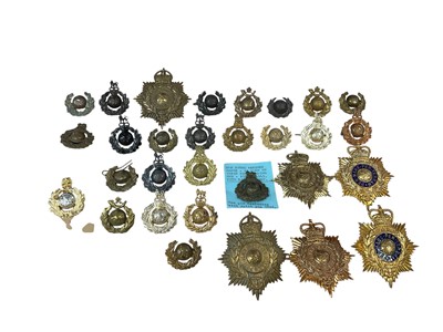 Lot 763 - Collection of approximately thirty British Military cap badges for Royal Marines, (30).