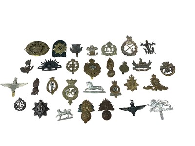 Lot 764 - Collection of approximately thirty British Military cap badges for Scottish Regiments to include Parachute Regiment and King's Own Malta Regiment, (30).
