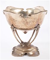 Lot 207 - Edwardian Scottish Silverer Art Nouveau-style...