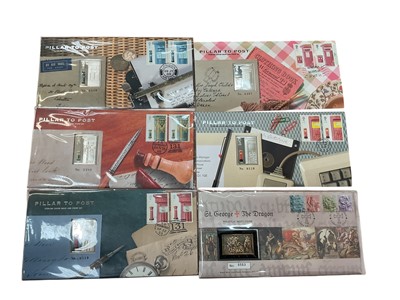 Lot 1107 - Royal Mail 'The Victorian Stamp Ingot Collection' (6 ingots) in box plus Pillar to Post boxed (6 ingots) (2 items)