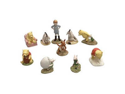 Lot 5023 - Collection Royal Doulton Winnie the Pooh figures (10)
