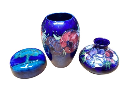 Lot 2215 - Three pieces of Moorcroft
