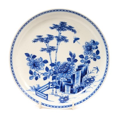 Lot 65 - Chinese Kangxi porcelain blue and white dish, Chenghua six character mark