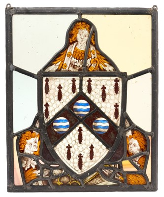 Lot 951 - 19th century stained glass panel