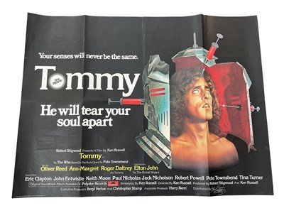 Lot 1125 - Collection of five original film posters to include Mad Max and Alien, (5).