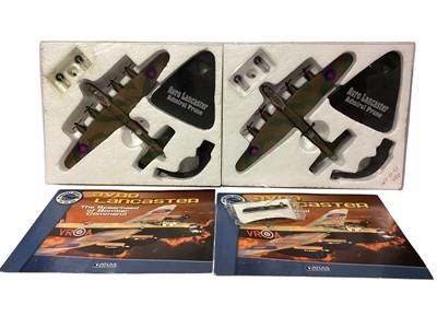 Lot 1717 - Atlas Editions WWII 1:144 scale diecast military aircraft including Avro Lancaster Bomber (x2), Bristol Blenheim (x2), Junckers 88, Heineken HE-111, Mitsubishi GrM,, Loire-et-Olivier Bomber, Sav...