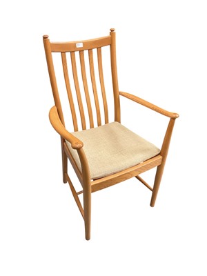 Lot 5330 - Contemporary Ercol table and six chairs