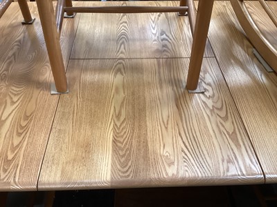 Lot 5330 - Contemporary Ercol table and six chairs