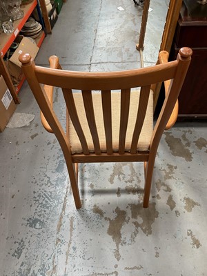 Lot 5330 - Contemporary Ercol table and six chairs