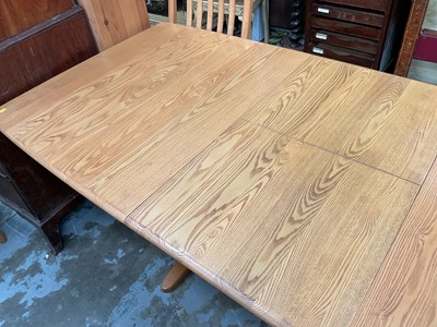 Lot 5330 - Contemporary Ercol table and six chairs
