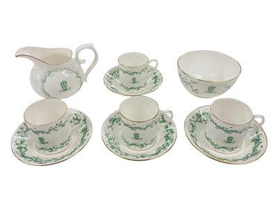 Lot 70 - H.R.H. Prince Charles, Prince of Wales, Royal presentation coffee set retailed by Thomas Goode