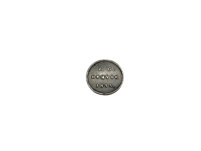 Lot 531 - G.B. - Church Communion white metal token initialled J.G. Belvie 1833 GF-AVF (1 token)