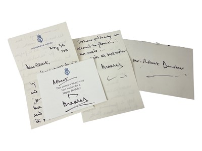Lot 75 - H.R.H. Prince Charles The Prince of Wales, handwritten two page letter to his gardener at Highgrove praising him for his work in the garden and expressing his deep connection to it and the impor...