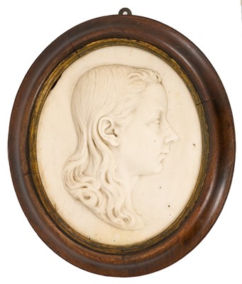 Lot 962 - 19th century marble relief plaque signed S Terry