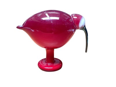 Lot 2221 - Iittala Finnish art glass model of a bird