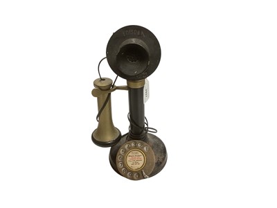 Lot 2927 - Unusual Edison London stick telephone