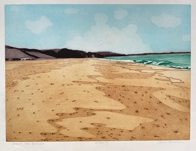 Lot 28 - John Brunsdon (1933-2014) signed limited edition print - Beach near Dunwich, 67/125, 44cm x 60cm, unframed