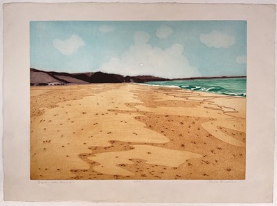 Lot 28 - John Brunsdon (1933-2014) signed limited edition print - Beach near Dunwich, 67/125, 44cm x 60cm, unframed