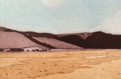 Lot 28 - John Brunsdon (1933-2014) signed limited edition print - Beach near Dunwich, 67/125, 44cm x 60cm, unframed