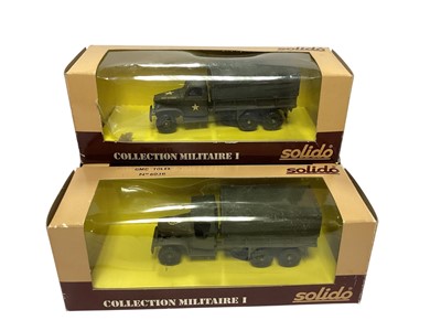 Lot 1738 - Solido 1:50 scale Collection Militaire diecast military vehicles, in window boxes (previously displayed) (21)