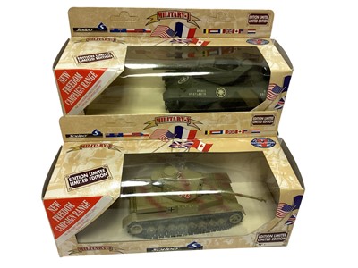 Lot 1740 - Solido 1:50 scale diecast military vehicles, in window boxes (previously displayed) (27)