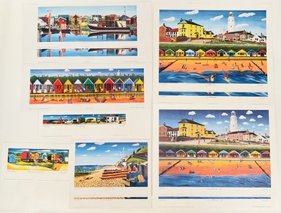 Lot 230 - Brian Lewis (b. 1947) collection of 12 various signed limited edition giclee prints of Southwold and Walberswick